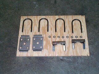 Dexter axle kit components