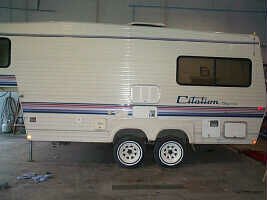 Trailer with raised suspension clearance