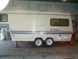 Trailer before axle modification